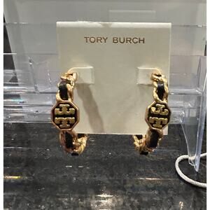 Tory Burch Marion Hoop Earrings